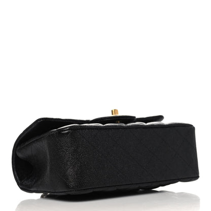 Chanel Caviar Quilted Mini Top Handle Rectangular Flap Black 4 of 9
