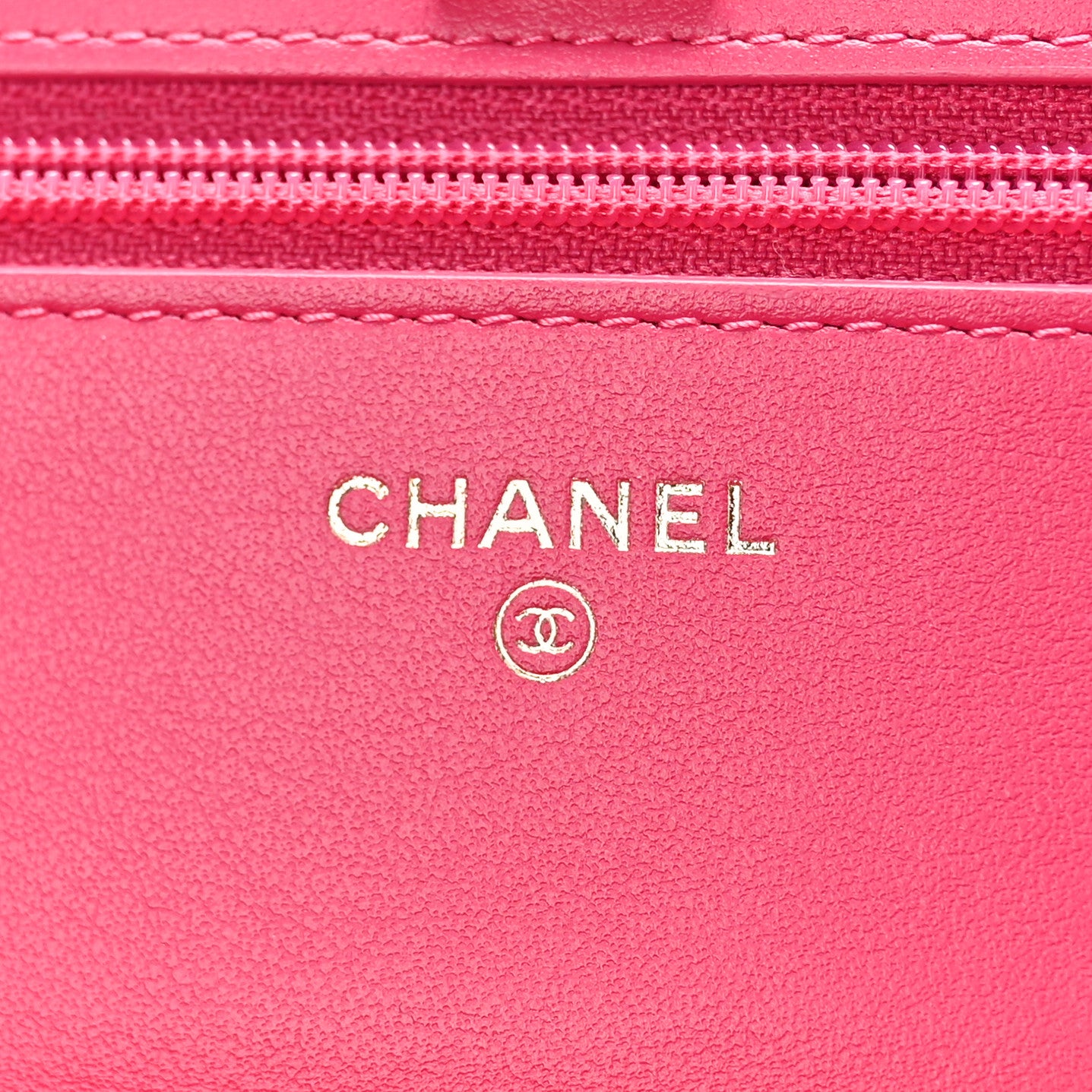 Chanel Velvet Quilted Pearl Crush Wallet On Chain WOC Pink 6 of 10