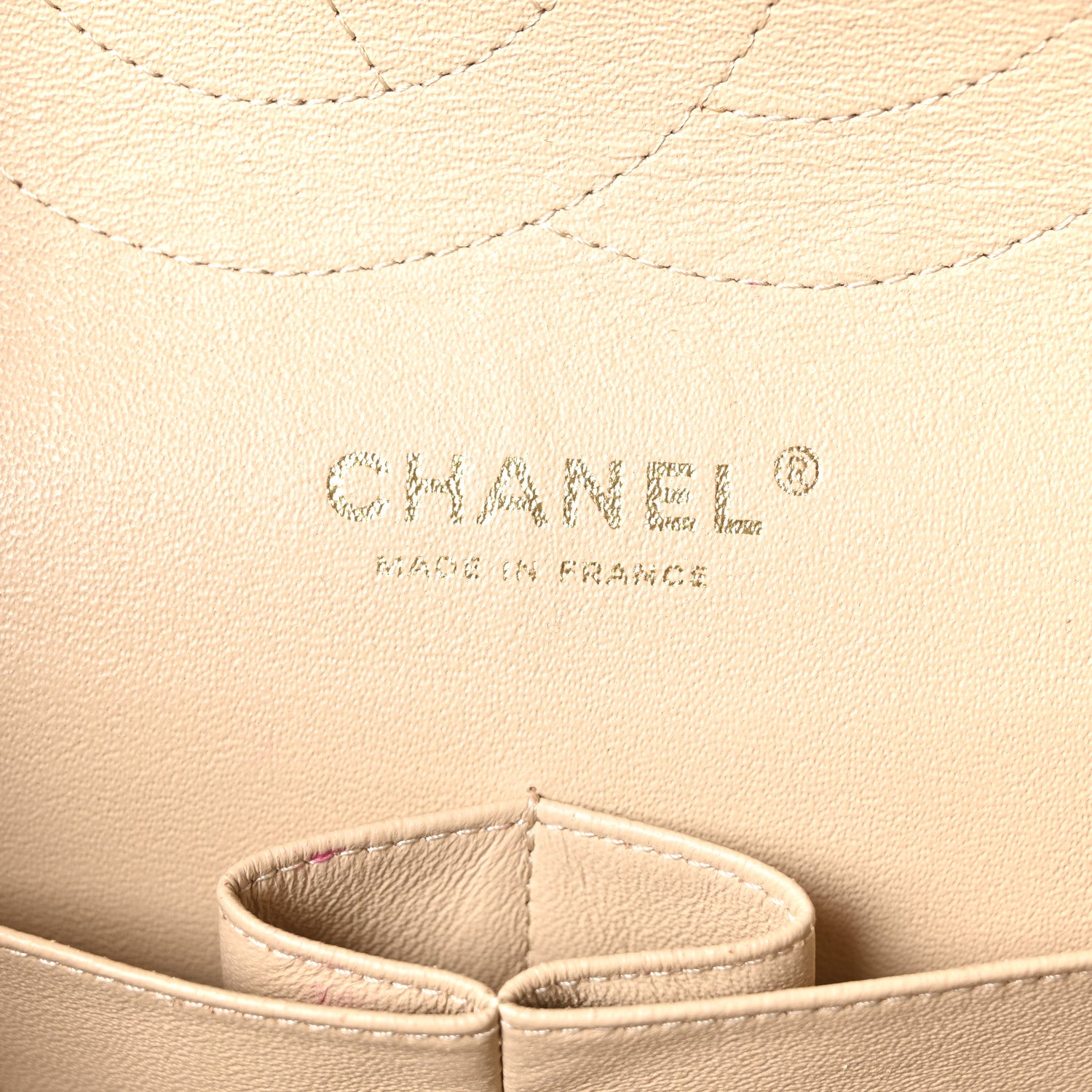 Chanel Caviar Quilted Jumbo Double Flap Beige Clair 6 of 11