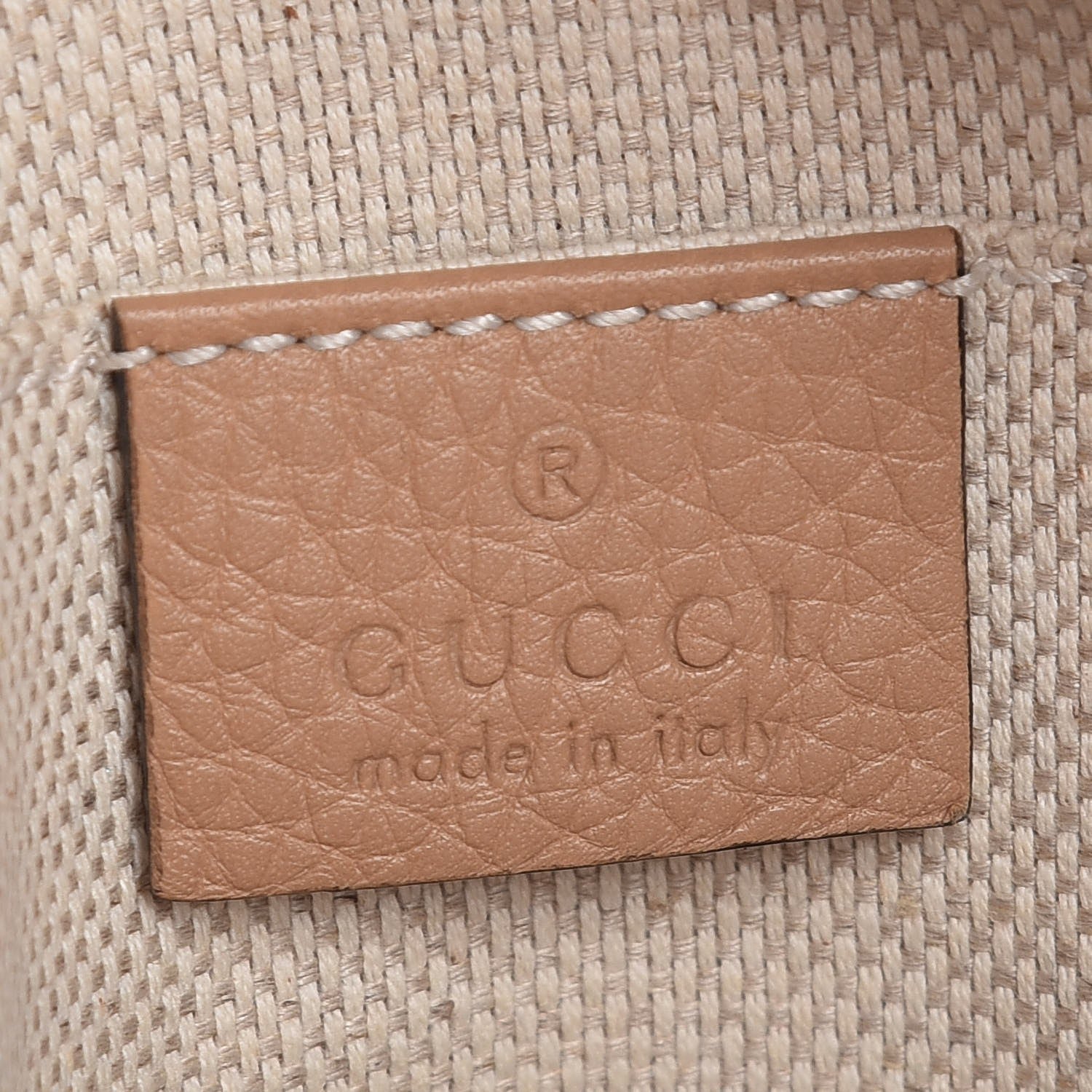 Gucci Pebbled Calfskin Small Soho Disco Bag Rose Beige 6 of 9