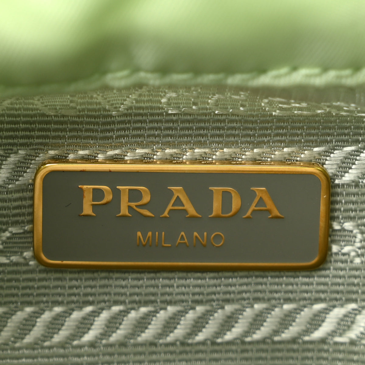 Prada Re-Nylon Saffiano Duet Bucket Crossbody Bag Acqua 6 of 10