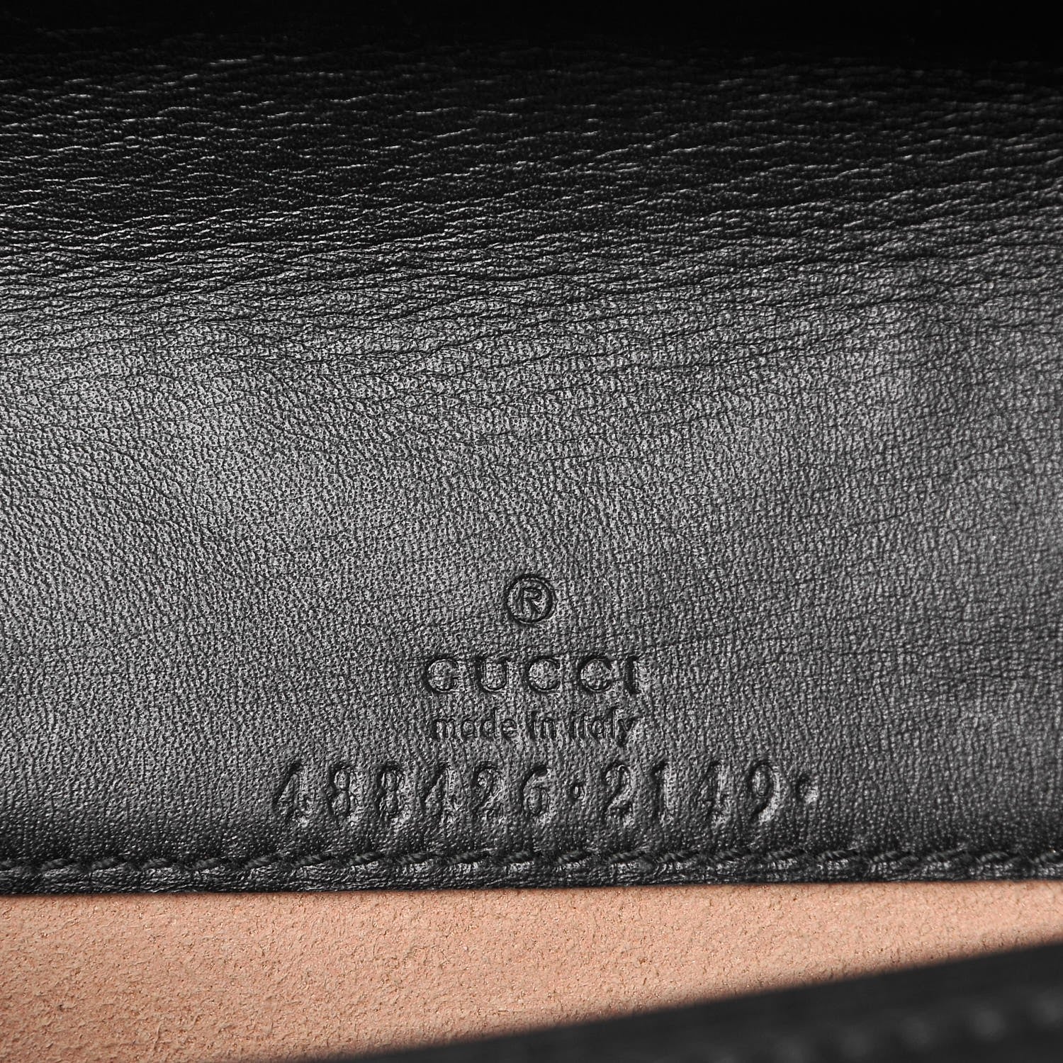 Gucci Calfskin Matelasse Mini Animal Studs GG Marmont Bag Black 6 of 8