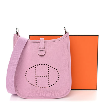 Hermes Taurillon Clemence Evelyne TPM Mauve Sylvestre 10 of 10