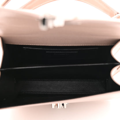 Saint Laurent Grain de Poudre Mini Classic Monogram Cassandra Top Handle Marble Pink 5 of 9