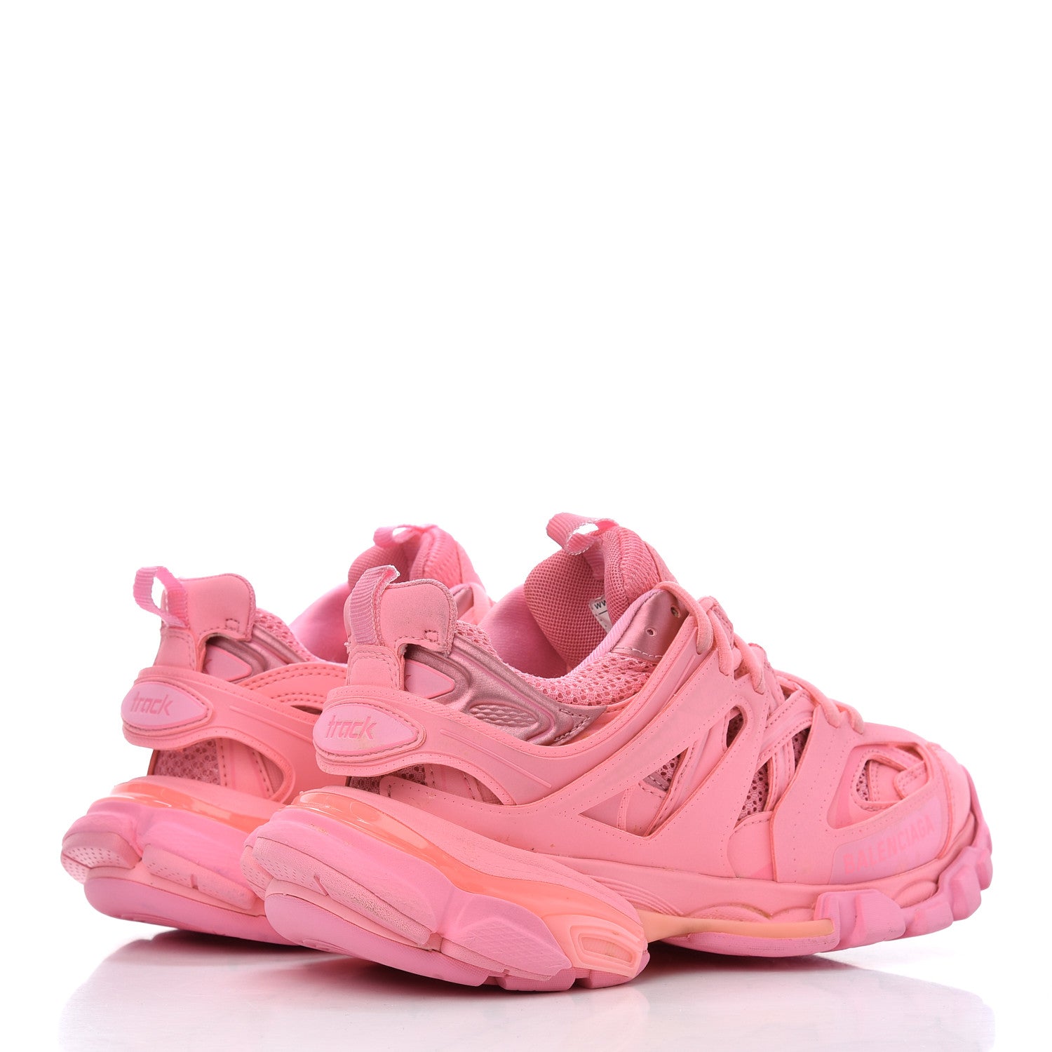Balenciaga Mesh Nylon Womens Track Sneakers 37 Pink 4 of 21