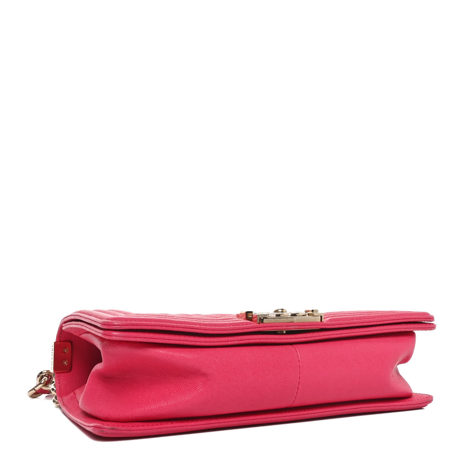 Chanel Caviar Quilted Medium Boy Flap Dark Pink 4 of 11