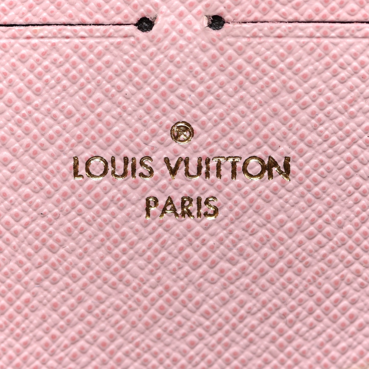 Monogram Clemence Wallet Rose Ballerine