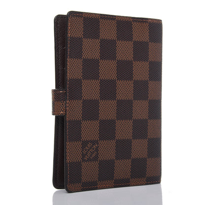 Louis Vuitton Damier Ebene Small Ring Agenda Cover 3 of 13