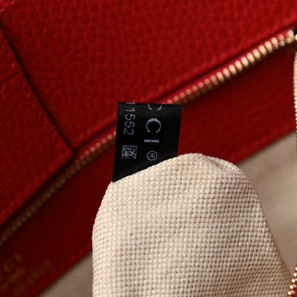 Gucci Dollar Calfskin Medium Swing Tote Red 8 of 11