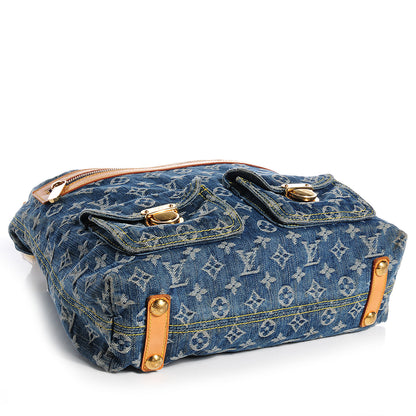Louis Vuitton Denim Baggy GM Blue 4 of 7