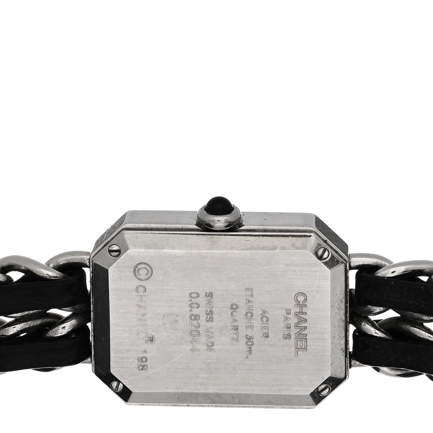 Chanel Stainless Steel Lambskin 20mm Chain Premiere Quartz Watch M 4 of 4