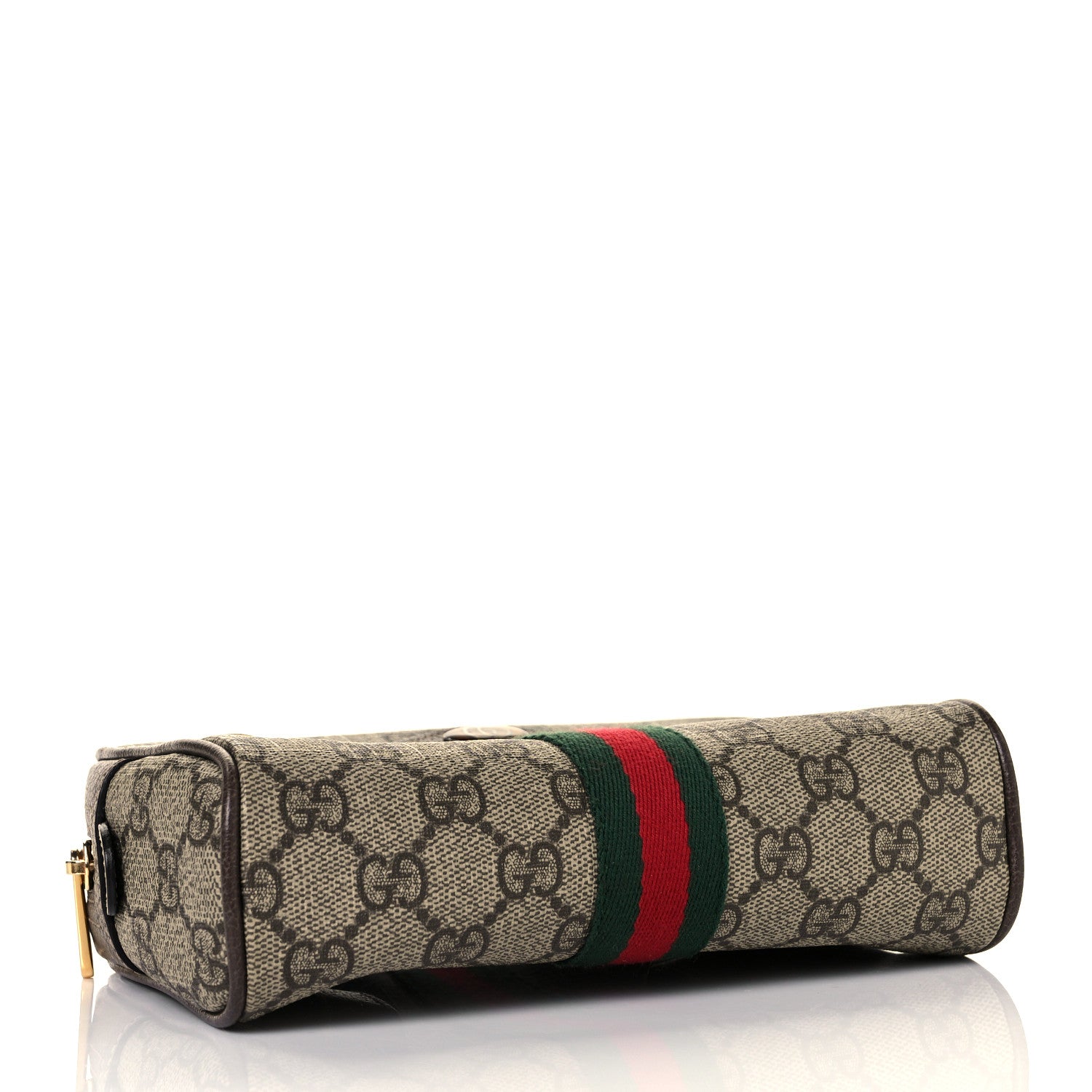 Gucci GG Supreme Monogram Web Small Ophidia Belt Bag 105 42 Dark Brown 3 of 8