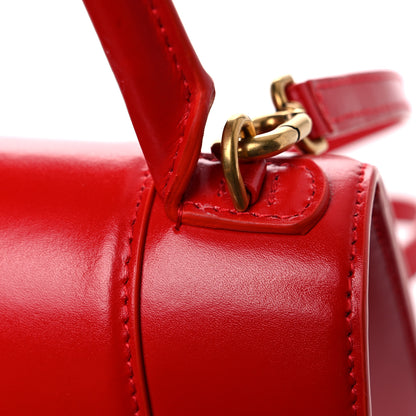 Balenciaga Shiny Box Calfskin Small Hourglass Top Handle Bag Bright Red 15 of 17