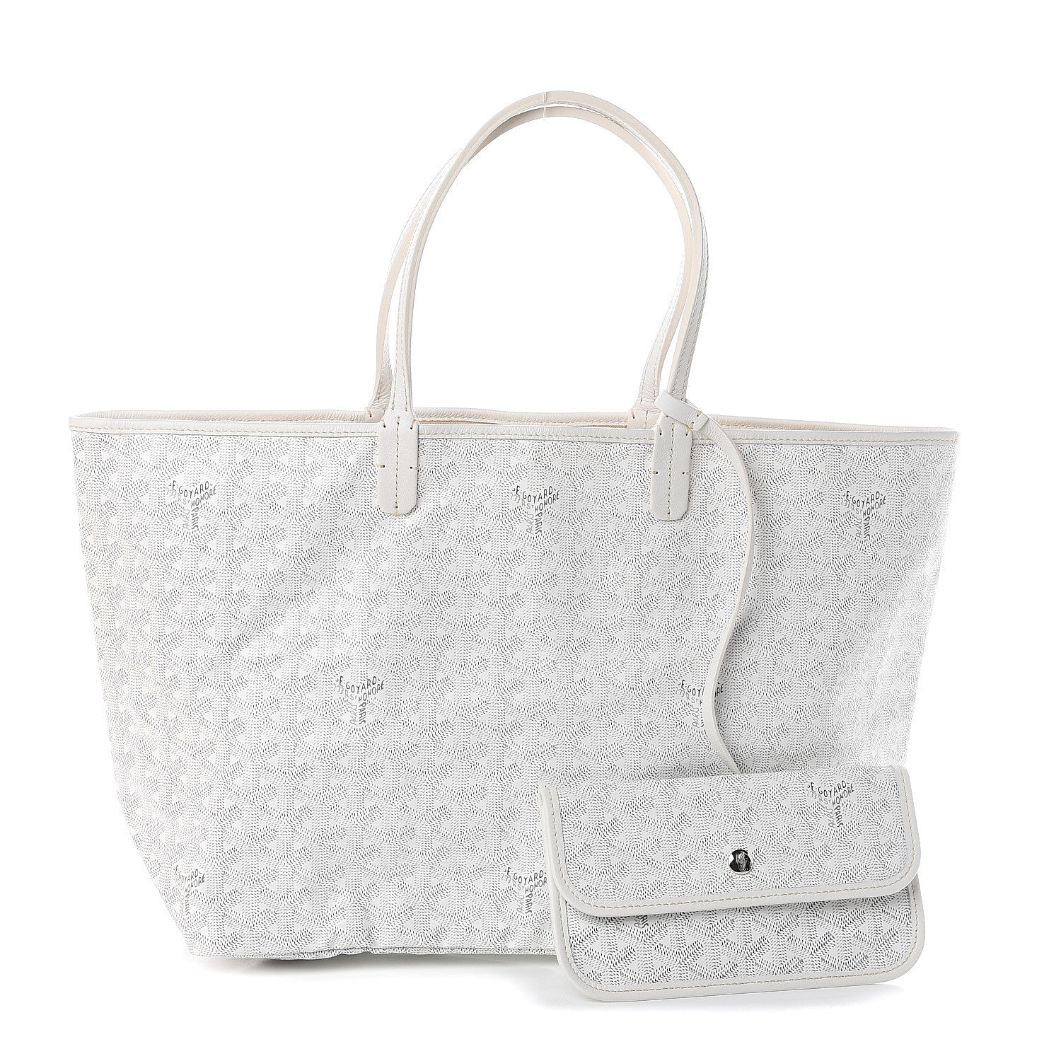 Goyard Goyardine Saint Louis PM White 1 of 8