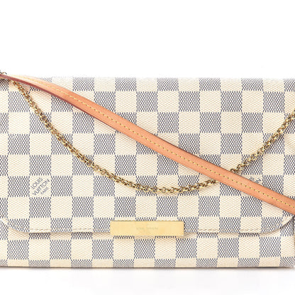 Louis Vuitton Damier Azur Favorite MM 8 of 10
