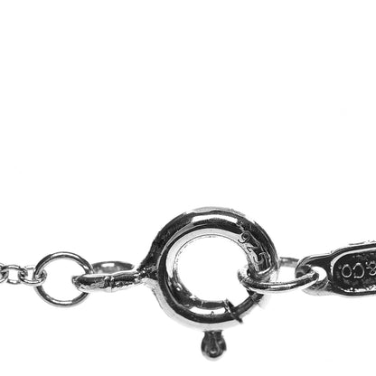 Tiffany Sterling Silver Diamond Small Daisy Key Pendant Necklace 9 of 9