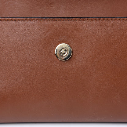 Chloe Suede Calfskin Mini Faye Shoulder Bag Tobacco 7 of 12