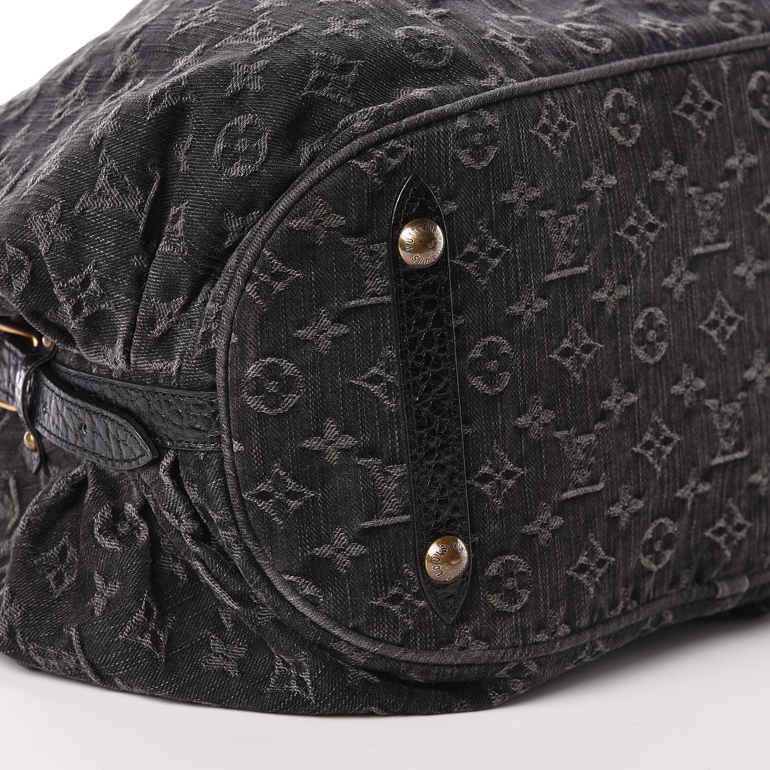 Louis Vuitton Denim Mahina XL Black 7 of 8