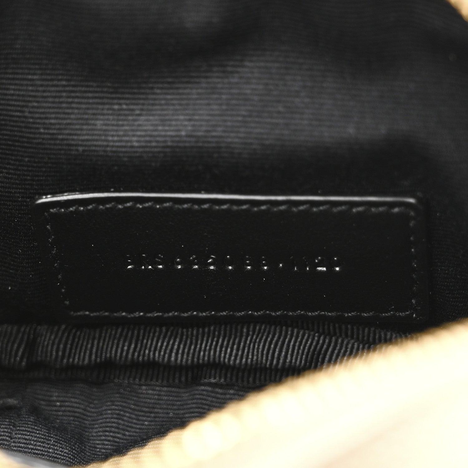 Saint Laurent Grain De Poudre Matelasse Monogram Baby Lou Camera Bag Dark Beige 7 of 10