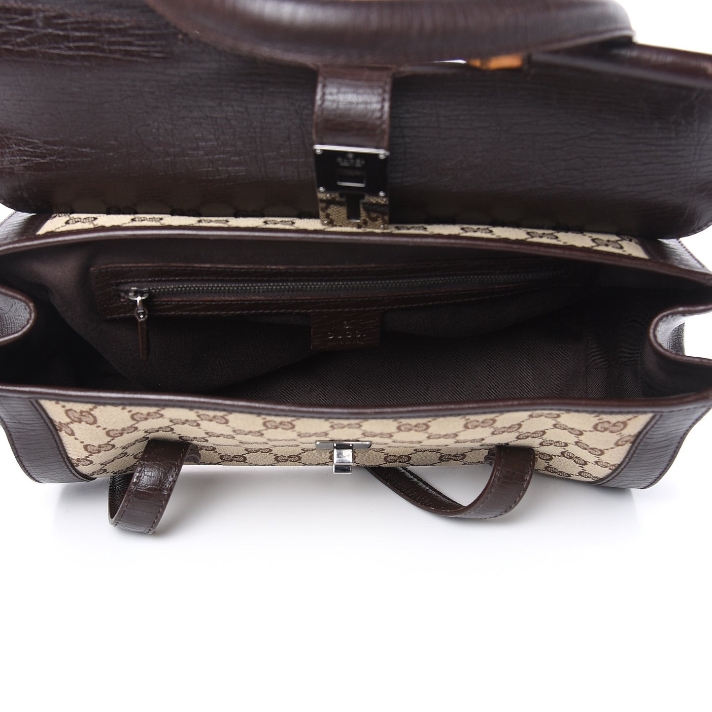 Monogram Bamboo Bullet Bag Dark Brown