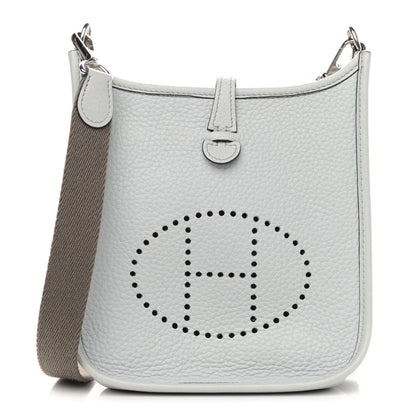 Hermes Taurillon Clemence Amazone Evelyne TPM Gris Perle Etain 1 of 11
