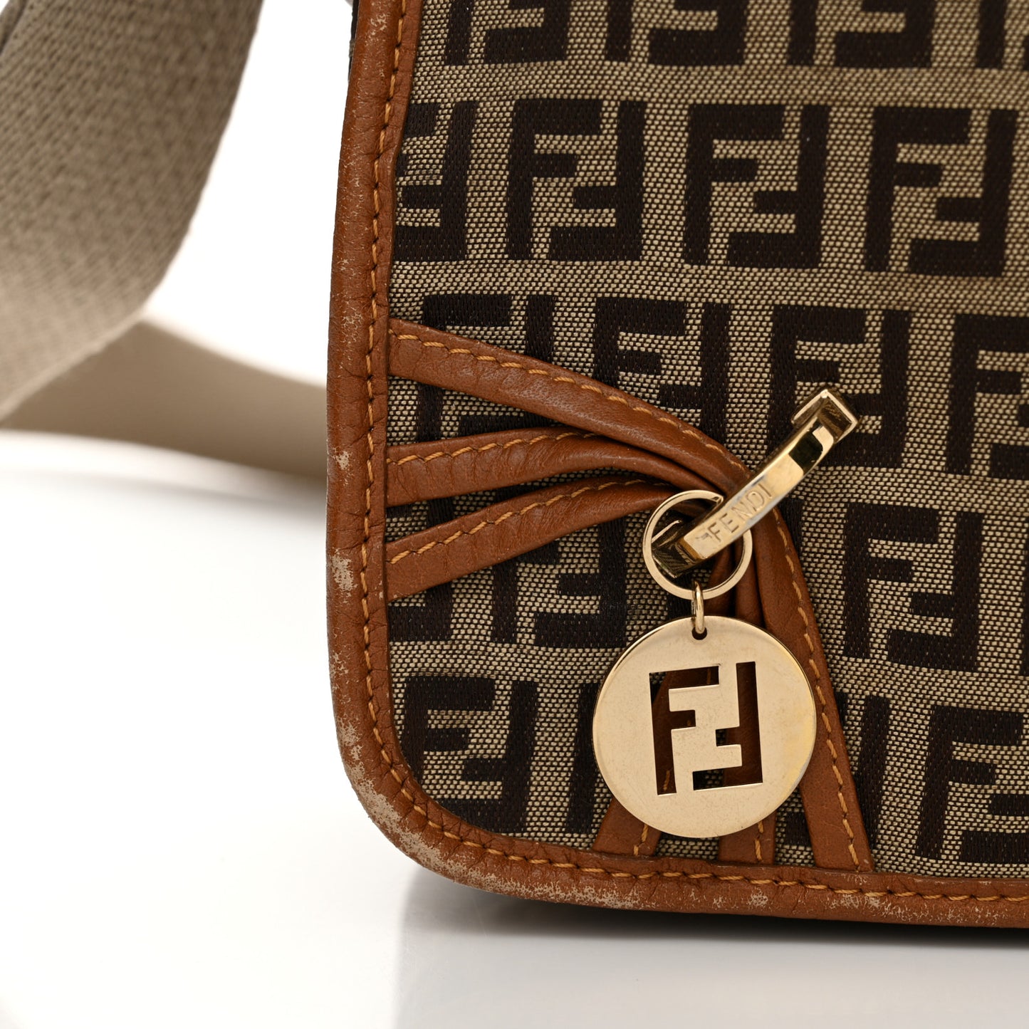 Zucchino Crossbody Messenger Panna Cuoio