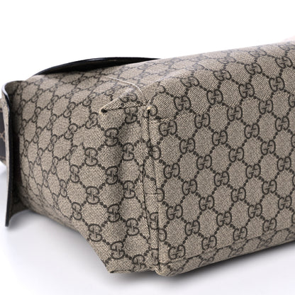 Gucci GG Plus Monogram Messenger Diaper Bag Dark Brown 11 of 15
