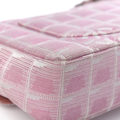 Chanel Nylon Medium Travel Flap Pink 9 of 25