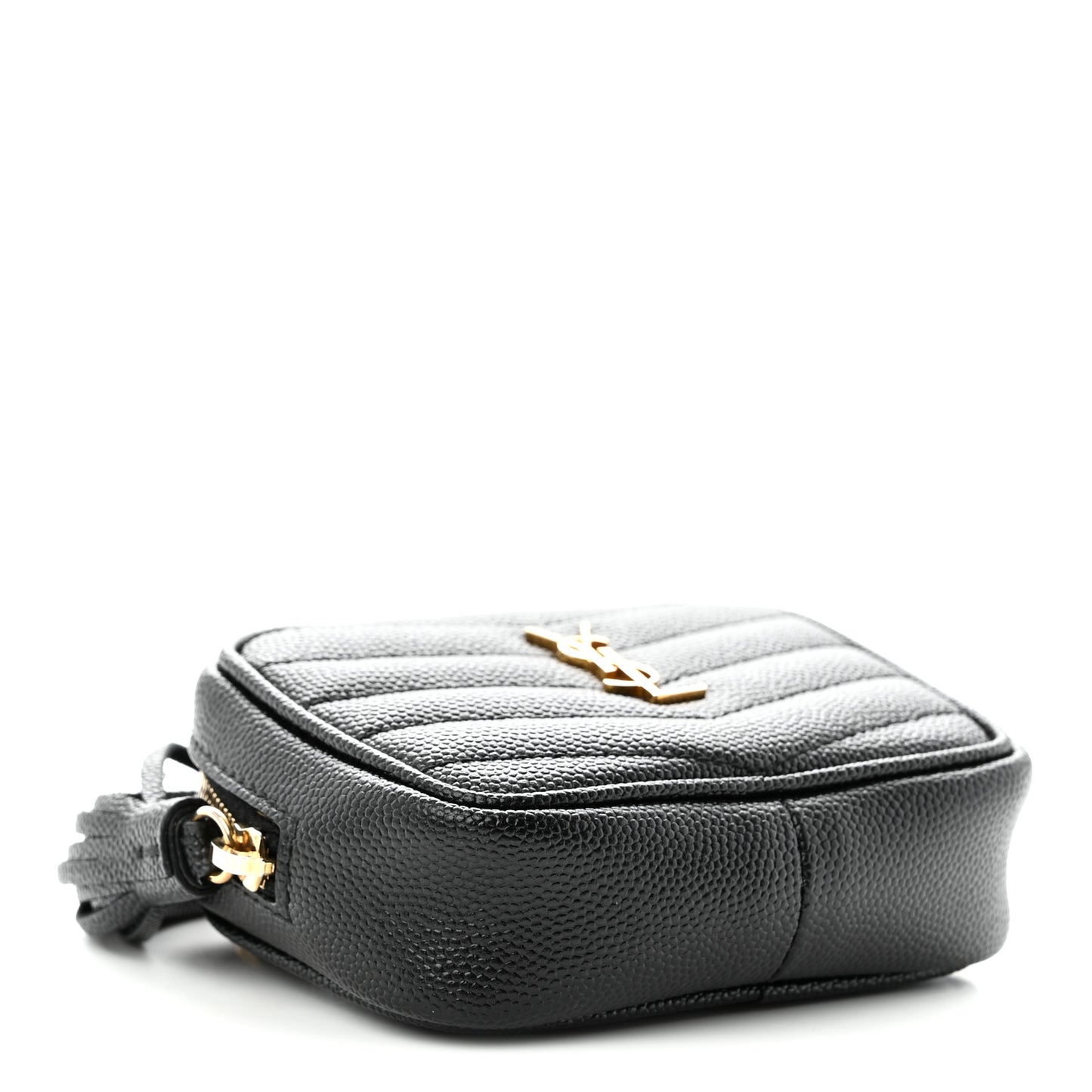 Grain De Poudre Matelasse Monogram Baby Lou Camera Bag Black