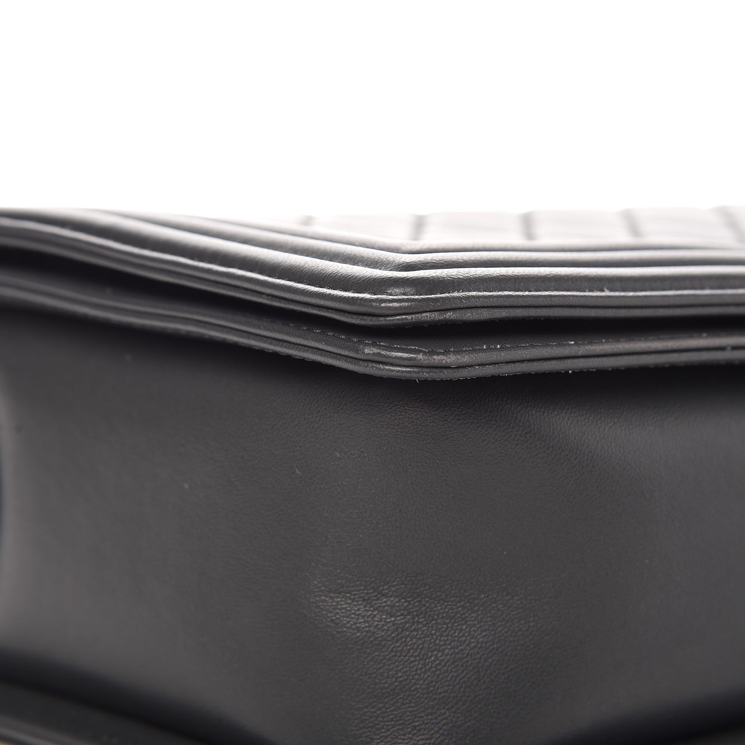 Chanel Lambskin Quilted New Medium Boy Flap Dark Grey 8 of 10