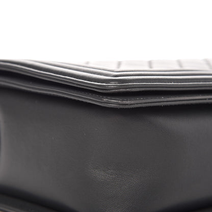 Chanel Lambskin Quilted New Medium Boy Flap Dark Grey 8 of 10