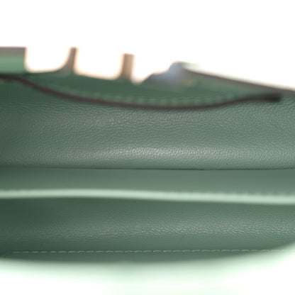 Louis Vuitton Iridescent Ostrich Capucines Mini Vert d’Eau 5 of 13