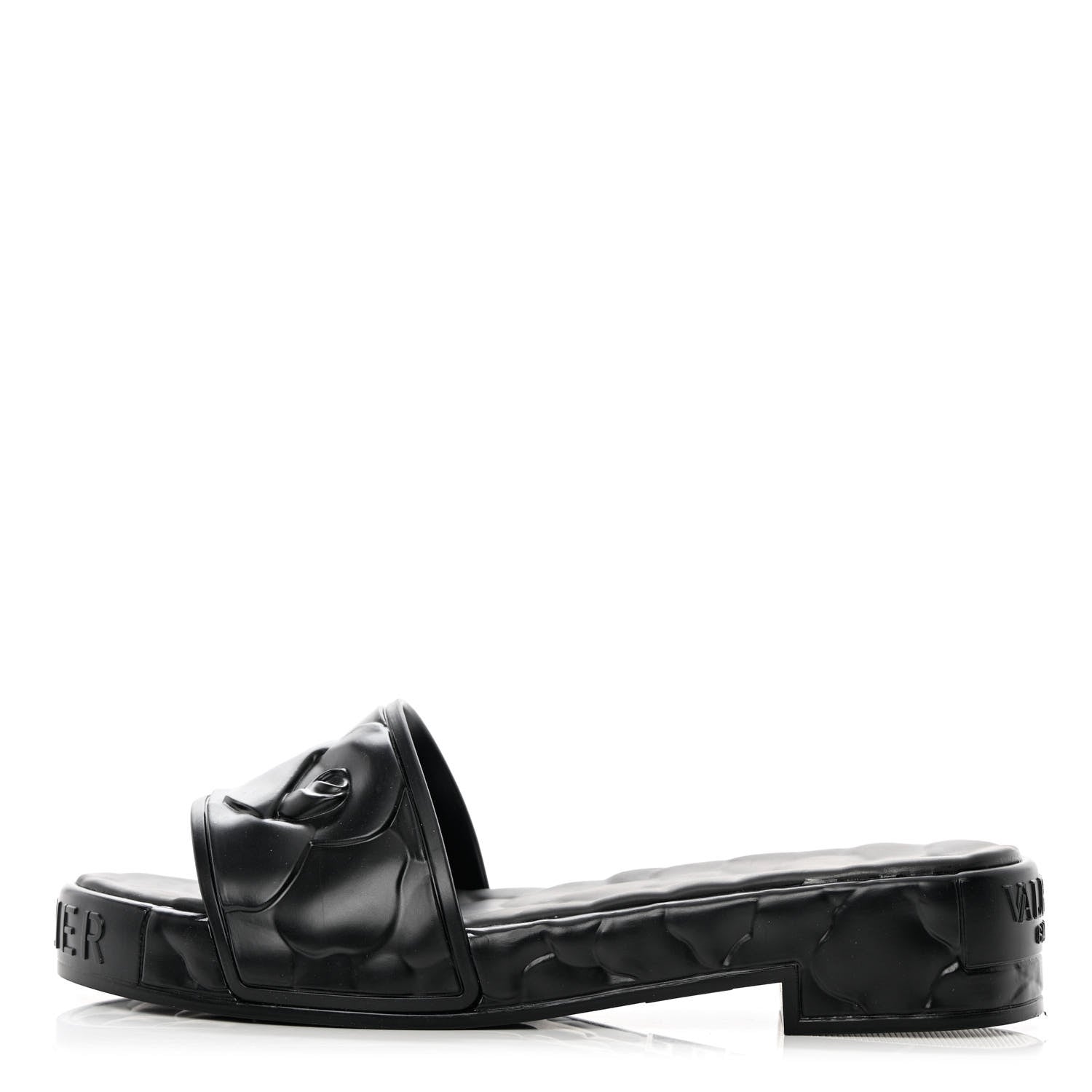 Valentino Garavani Rubber Atelier 03 Rose Edition 25/40mm Platform Slide Sandals 40 Black 1 of 12