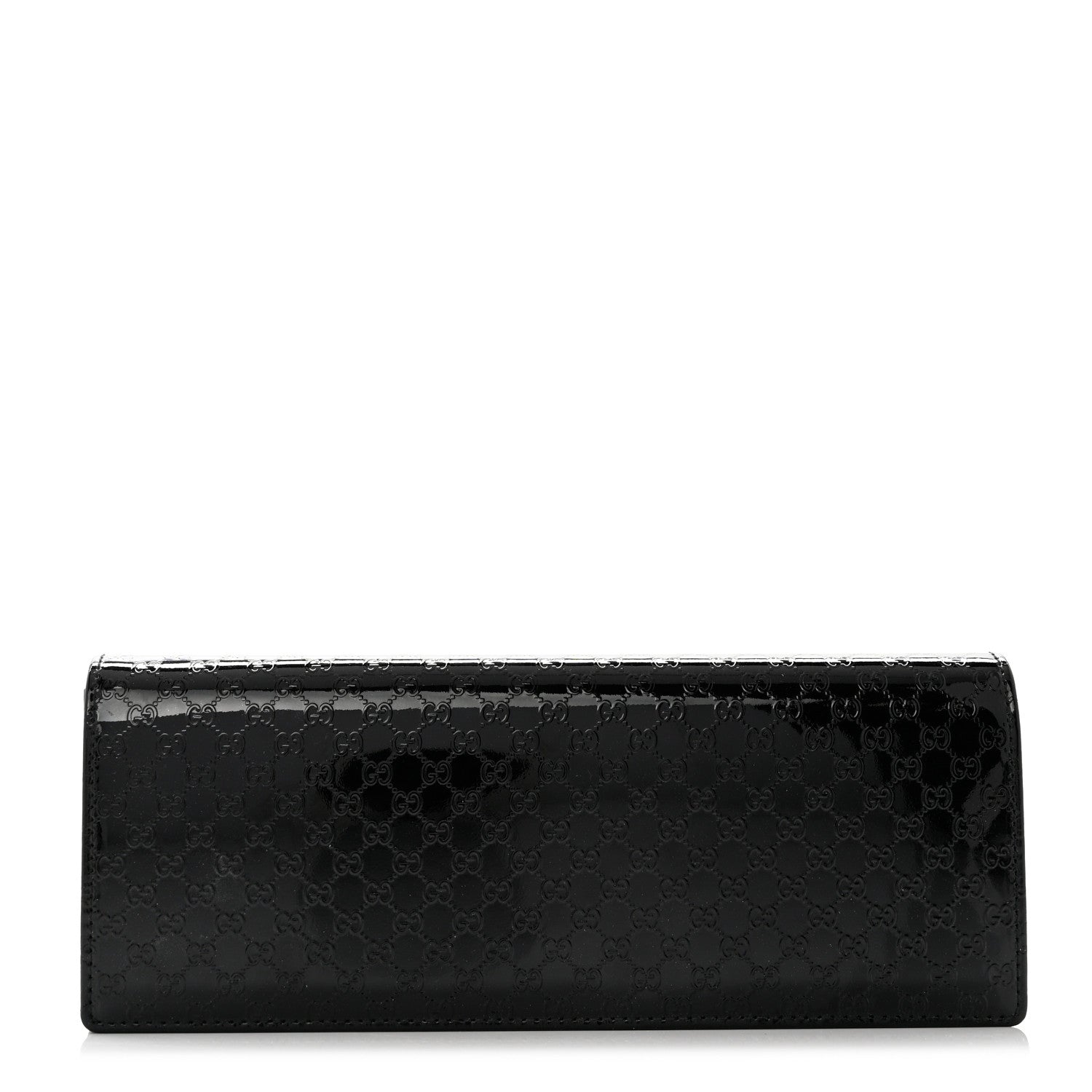 Gucci Patent Microguccissima Small Broadway Clutch Black 1 of 7
