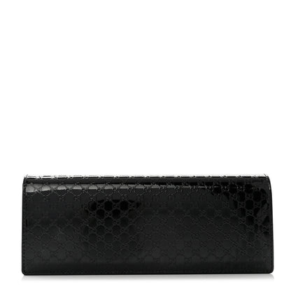 Gucci Patent Microguccissima Small Broadway Clutch Black 1 of 7