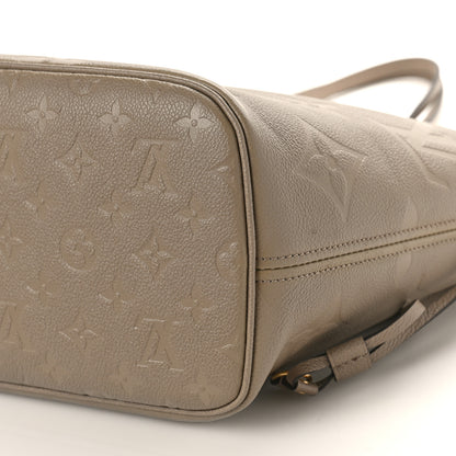 Louis Vuitton Empreinte Monogram Giant Neverfull MM Tourterelle 9 of 9