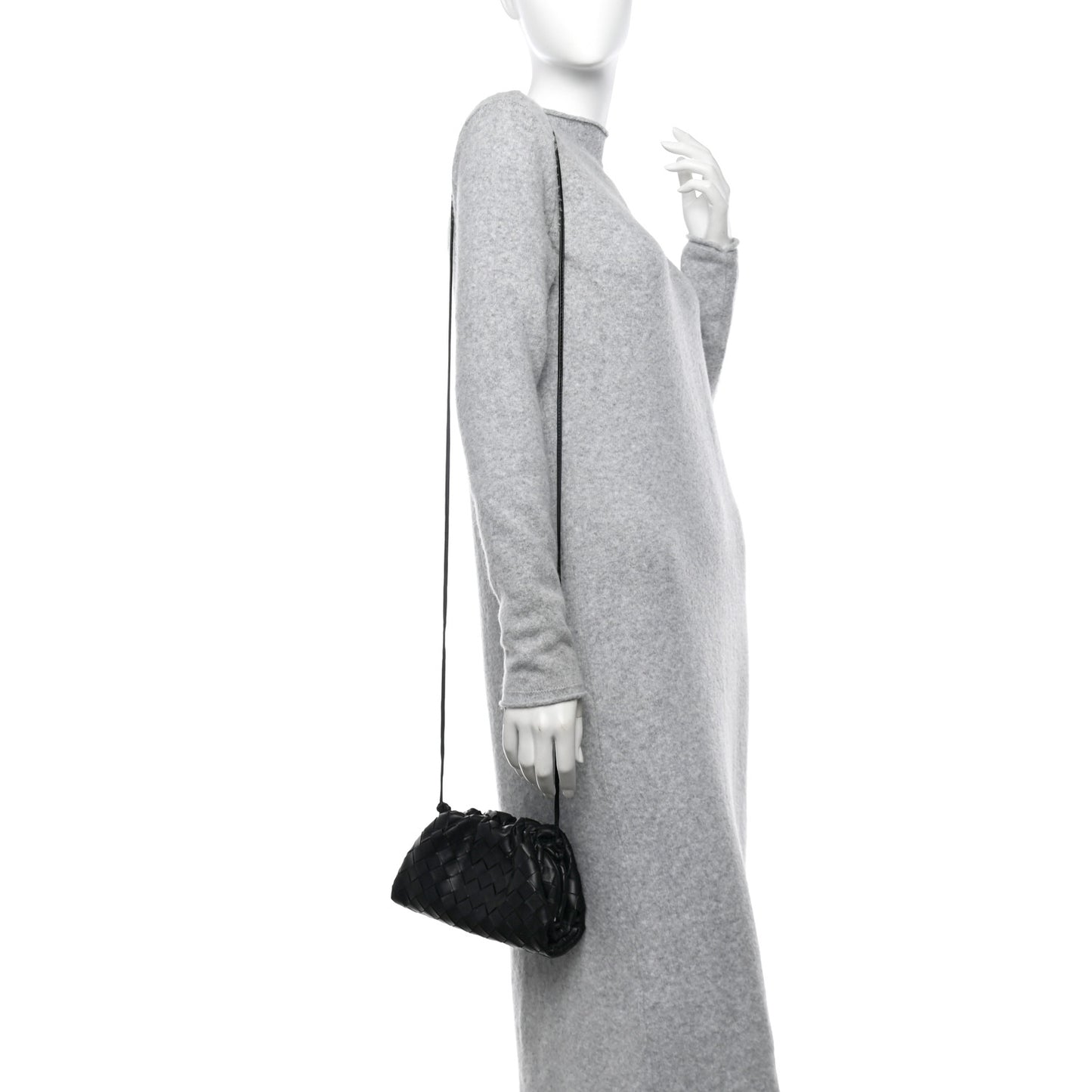 Nappa Intrecciato The Mini Pouch Black