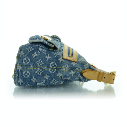 Louis Vuitton Monogram Denim Baggy PM Blue 7 of 11