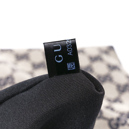 Gucci GG Supreme Monogram Web Flat Messenger Bag Navy 8 of 12