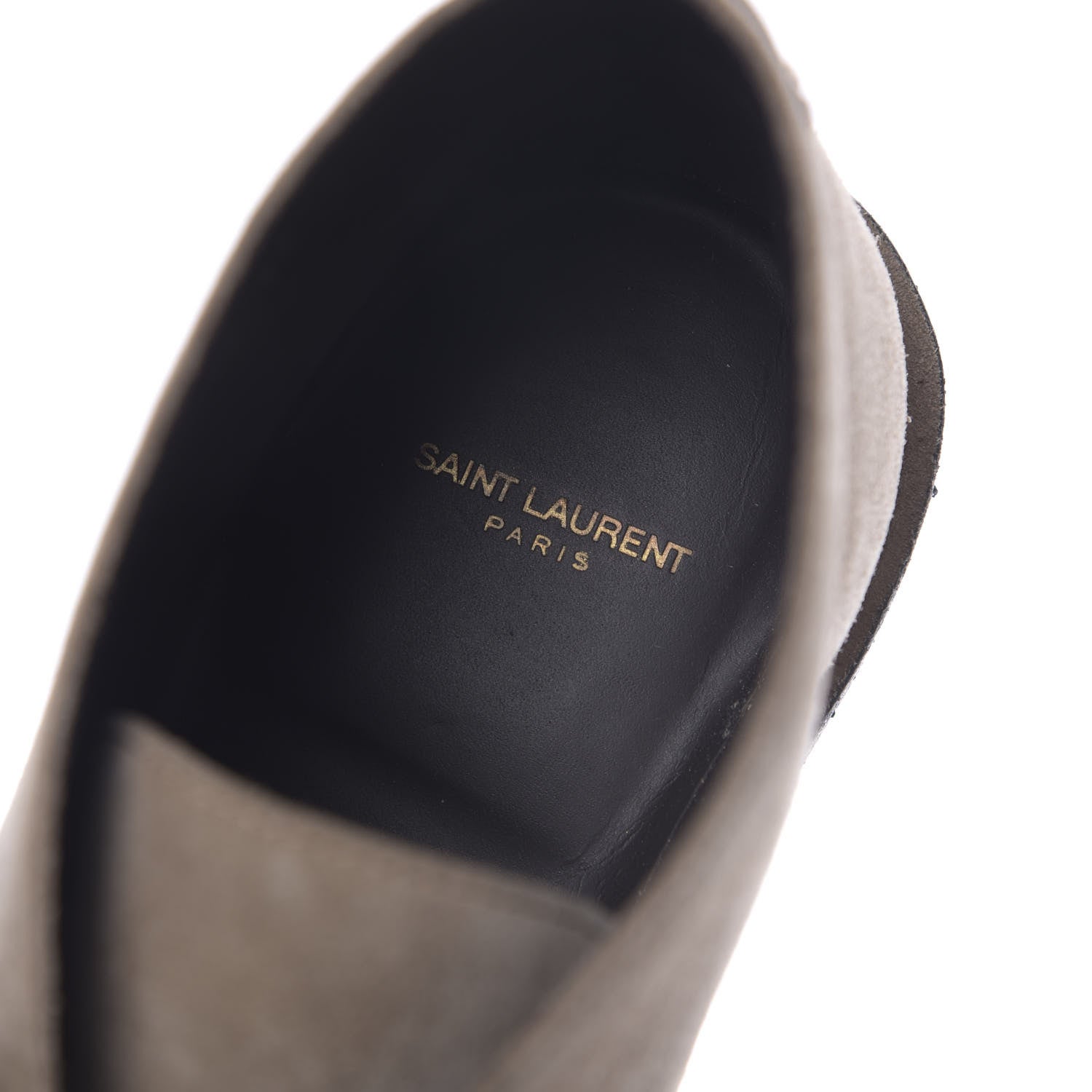 Saint Laurent Suede Mens Oran Lu Boots 42 Sigaro 8 of 13