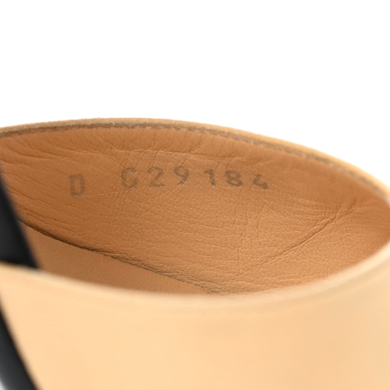 Chanel Lambskin Cap Toe CC Pumps 39 Beige Black 9 of 9