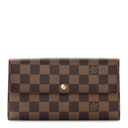 Louis Vuitton Damier Ebene Sarah Wallet 1 of 9