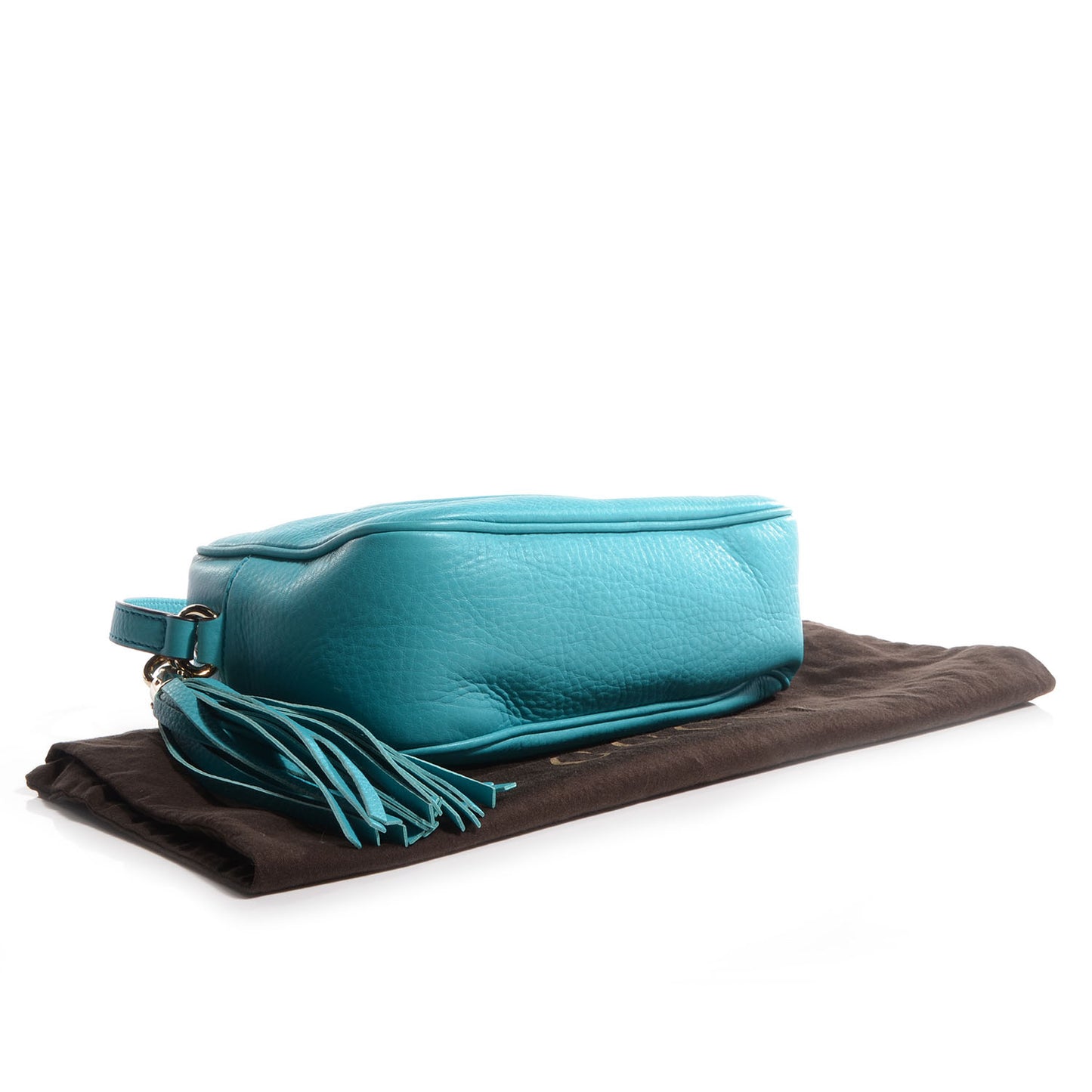 Pebbled Calfskin Small Soho Disco Bag Deep Cobalt