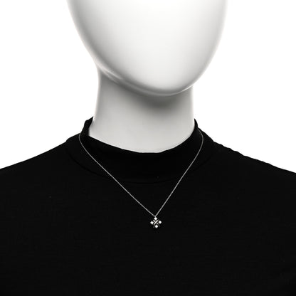 Tiffany Platinum Diamond Schlumberger Lynn Pendant Necklace 2 of 5