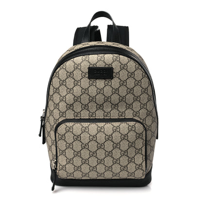 Gucci GG Supreme Monogram Small Eden Day Backpack Black 1 of 10