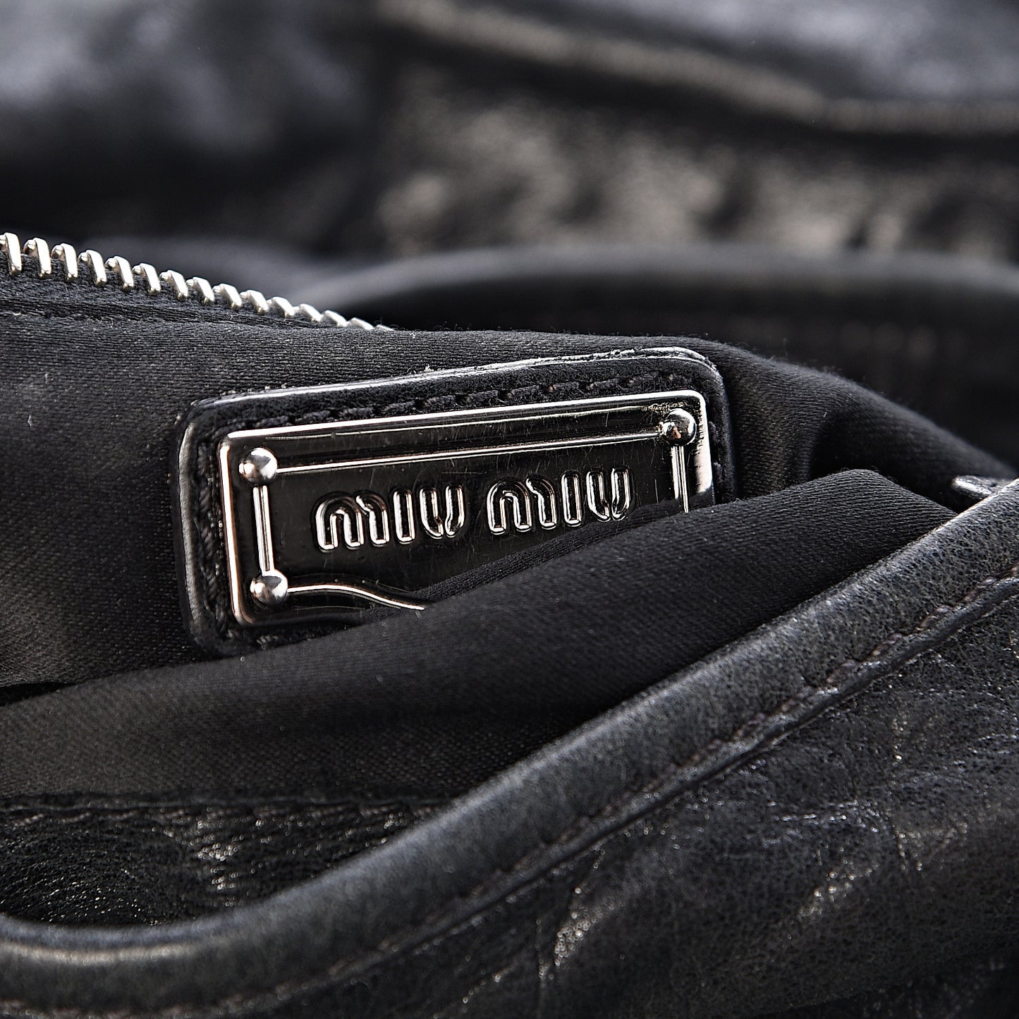 Nappa Matelasse Coffer Hobo Black