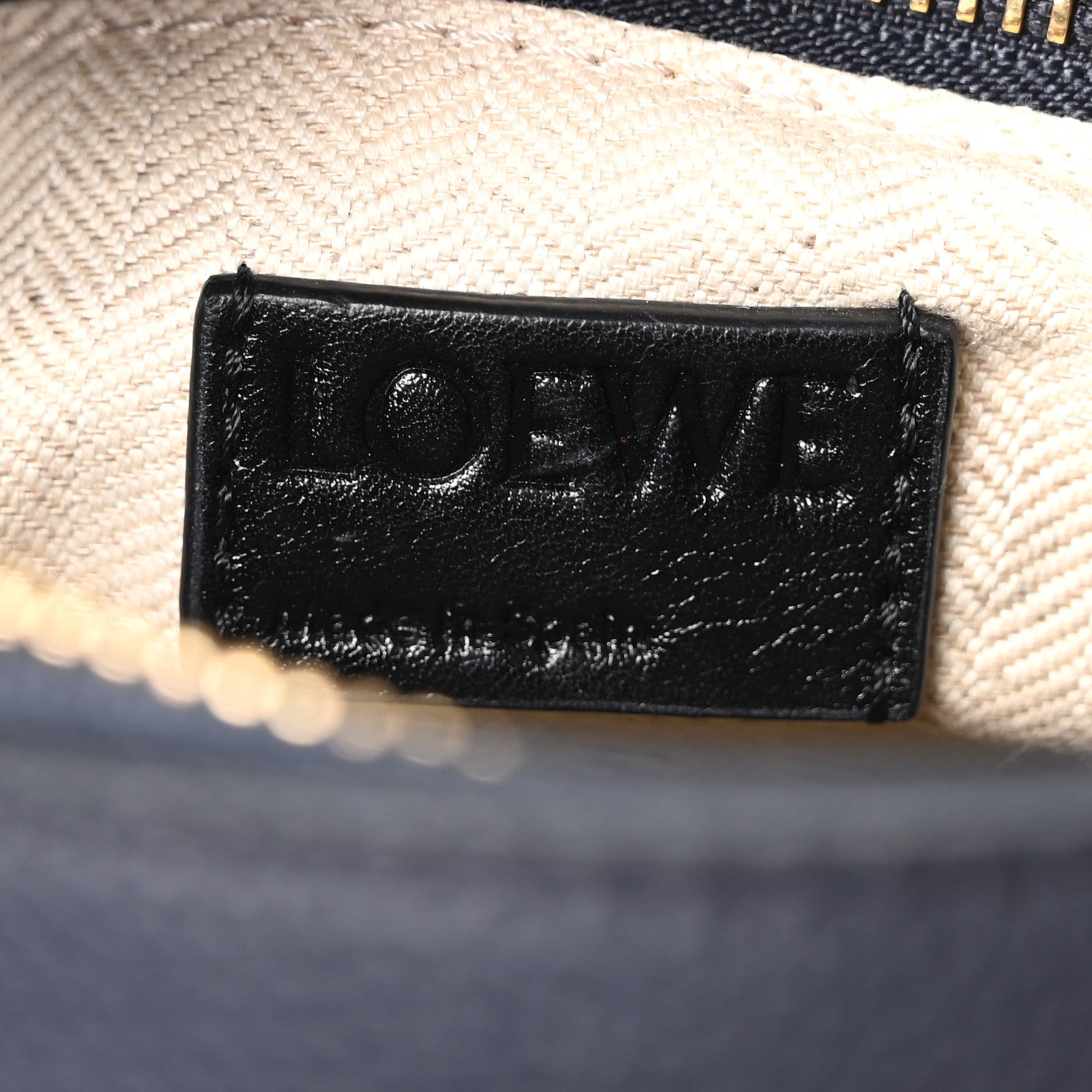 Loewe Calfskin Small Puzzle Bag Midnight Blue Black 6 of 9