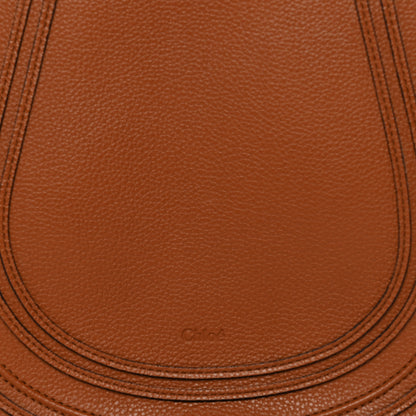 Chloe Calfskin Medium Marcie Round Crossbody Bag Tan 7 of 9