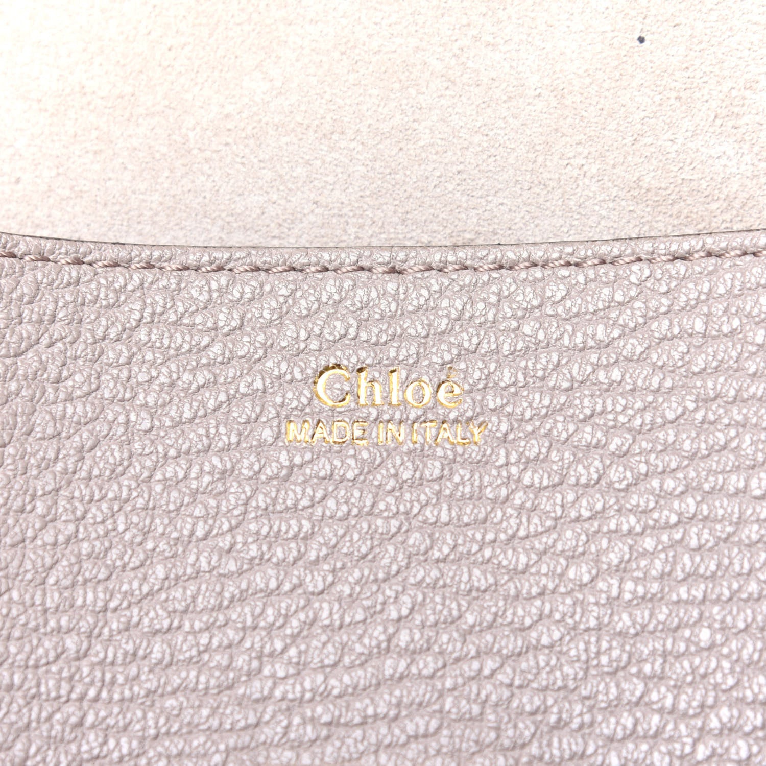 Chloe Grained Lambskin Mini Drew Shoulder Bag Motty Grey 8 of 11