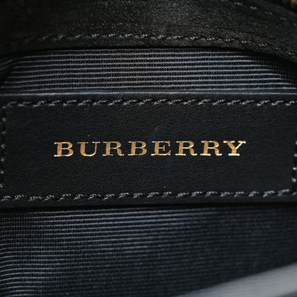 Burberry Signature Grain Medium Mildenhall Crossbody Bag Black 6 of 13